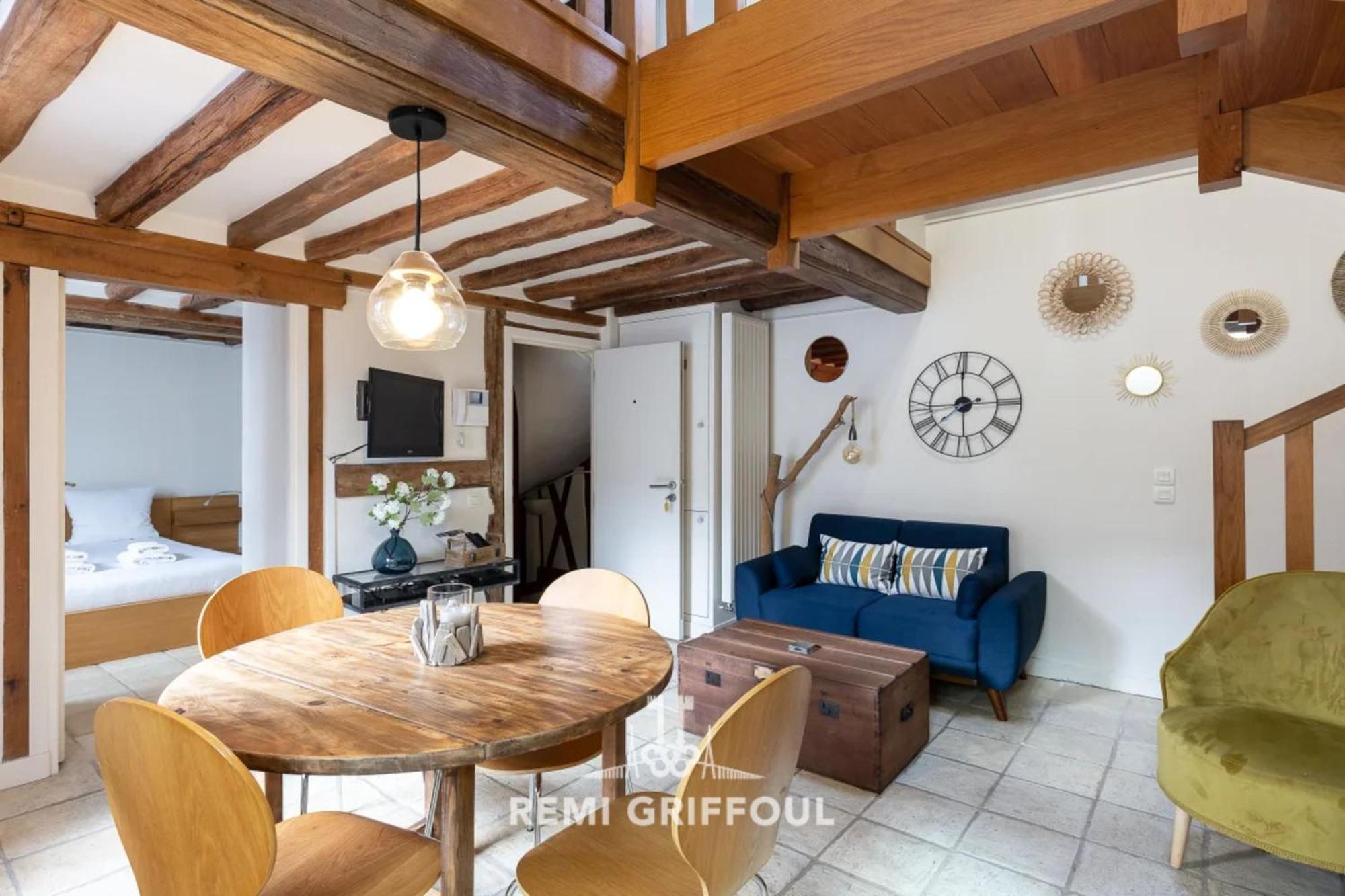L'Escalier D'H - Duplex 3 In The City Center - Normand Charm - Family Stay Онфльор Екстериор снимка