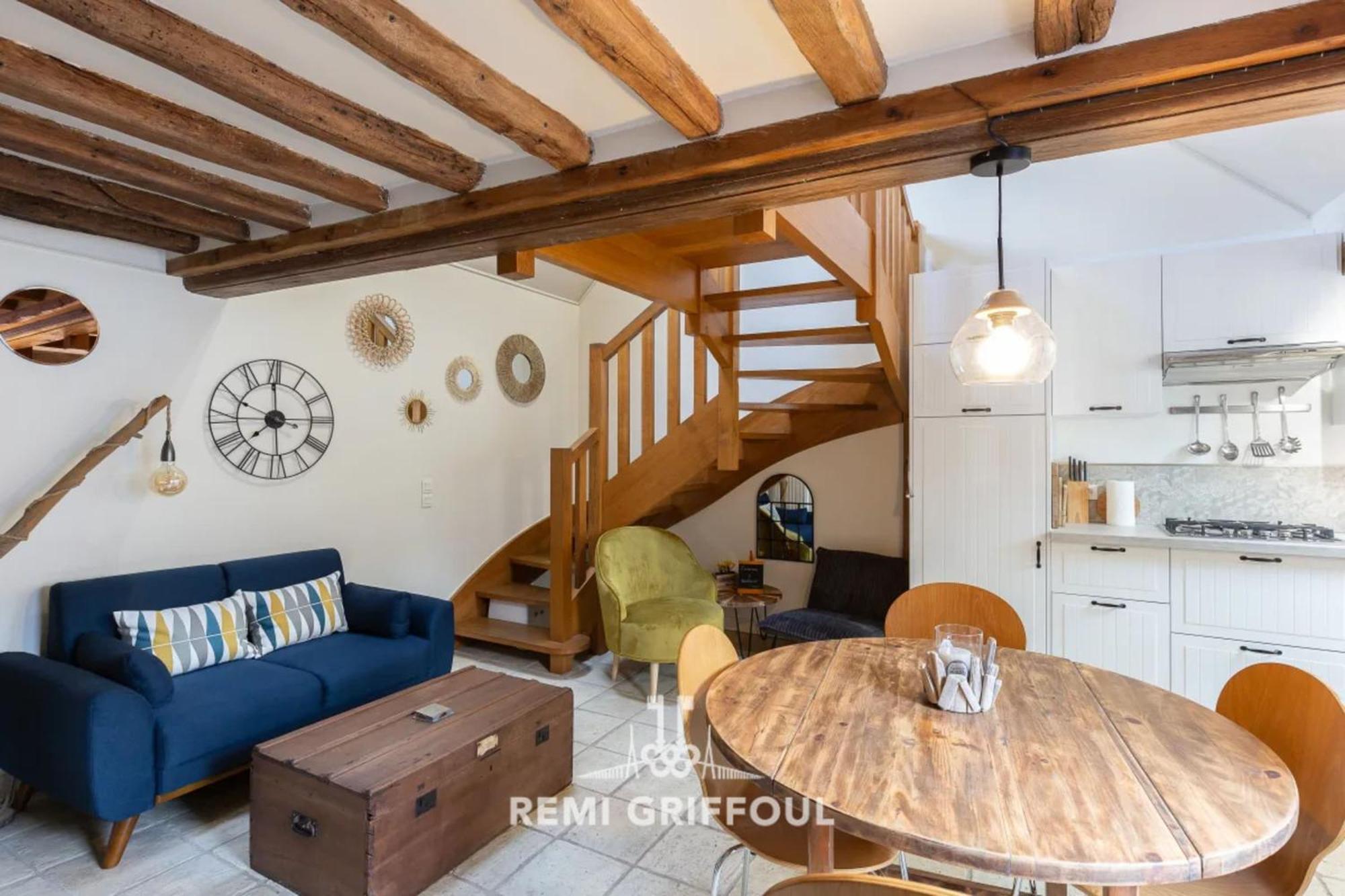 L'Escalier D'H - Duplex 3 In The City Center - Normand Charm - Family Stay Онфльор Екстериор снимка